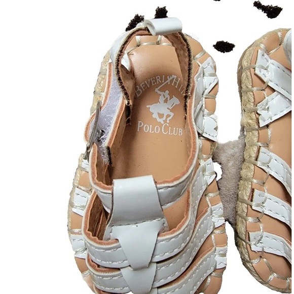 Beverly Hills Polo club White Infant Sandals - Picture 2 of 3